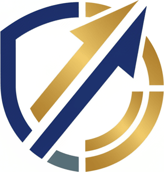 Стилизованный логотип финансового консультанта премиум-класса, чистый современный дизайн, векторная графика.